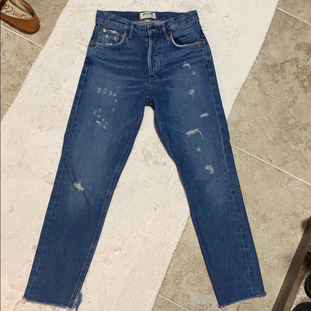 AGOLDE Jeans Jamie High rise fit in lowdown